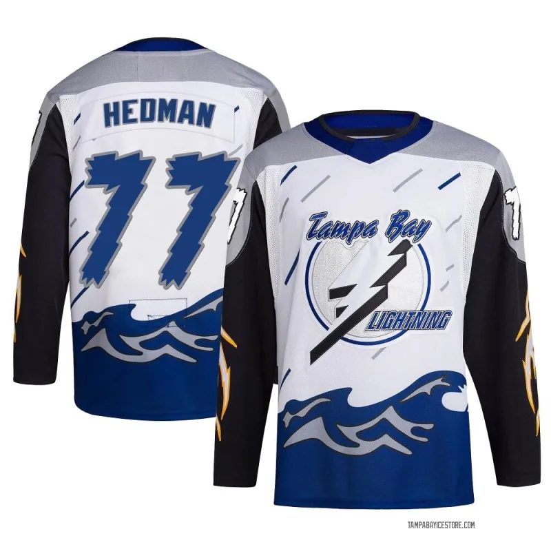 Women's Fanatics Branded Victor Hedman Blue Tampa Bay Lightning Premier Breakaway Player Jersey
