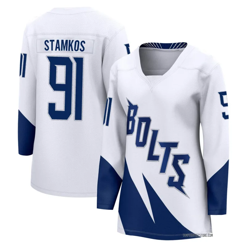 Tampa Bay Lightning 91 Steven Stamkos 2022 Stadium Series White