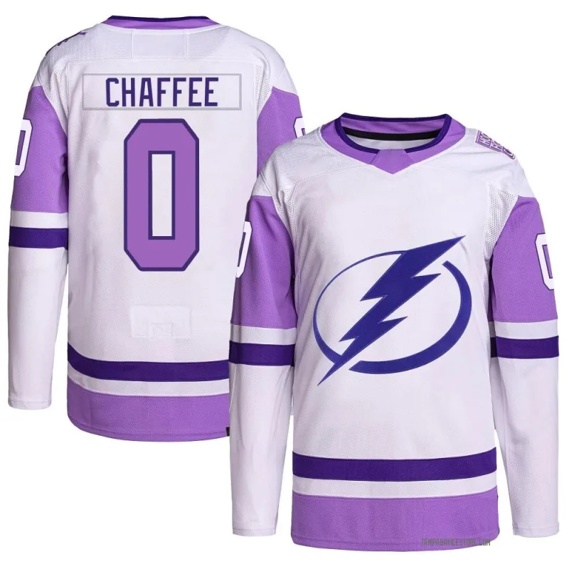 Tampa Bay Lightning Mikhail Sergachev Jersey Fights Cancer Purple